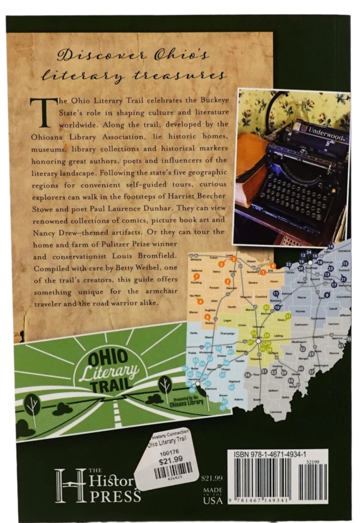 Ohio Literary Trail Ohio History Store