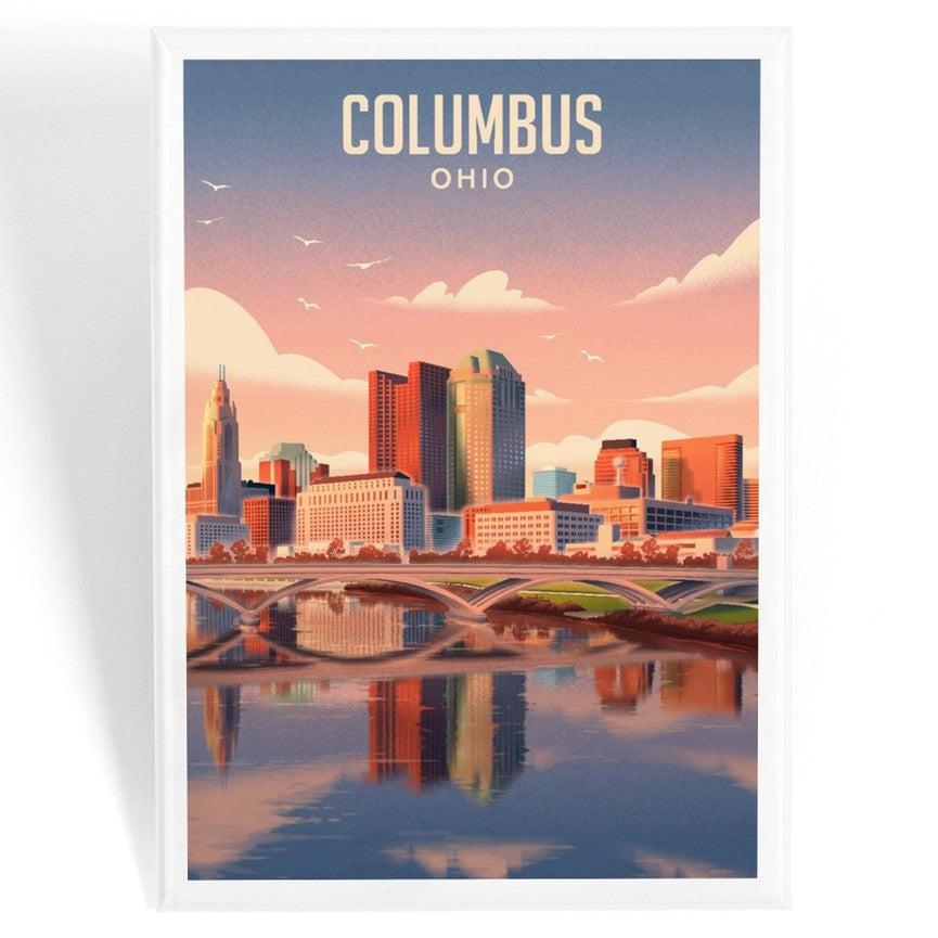 Columbus Skyline Magnets