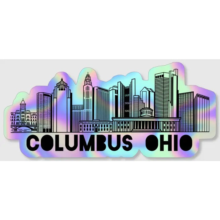 Columbus Skyline Stickers