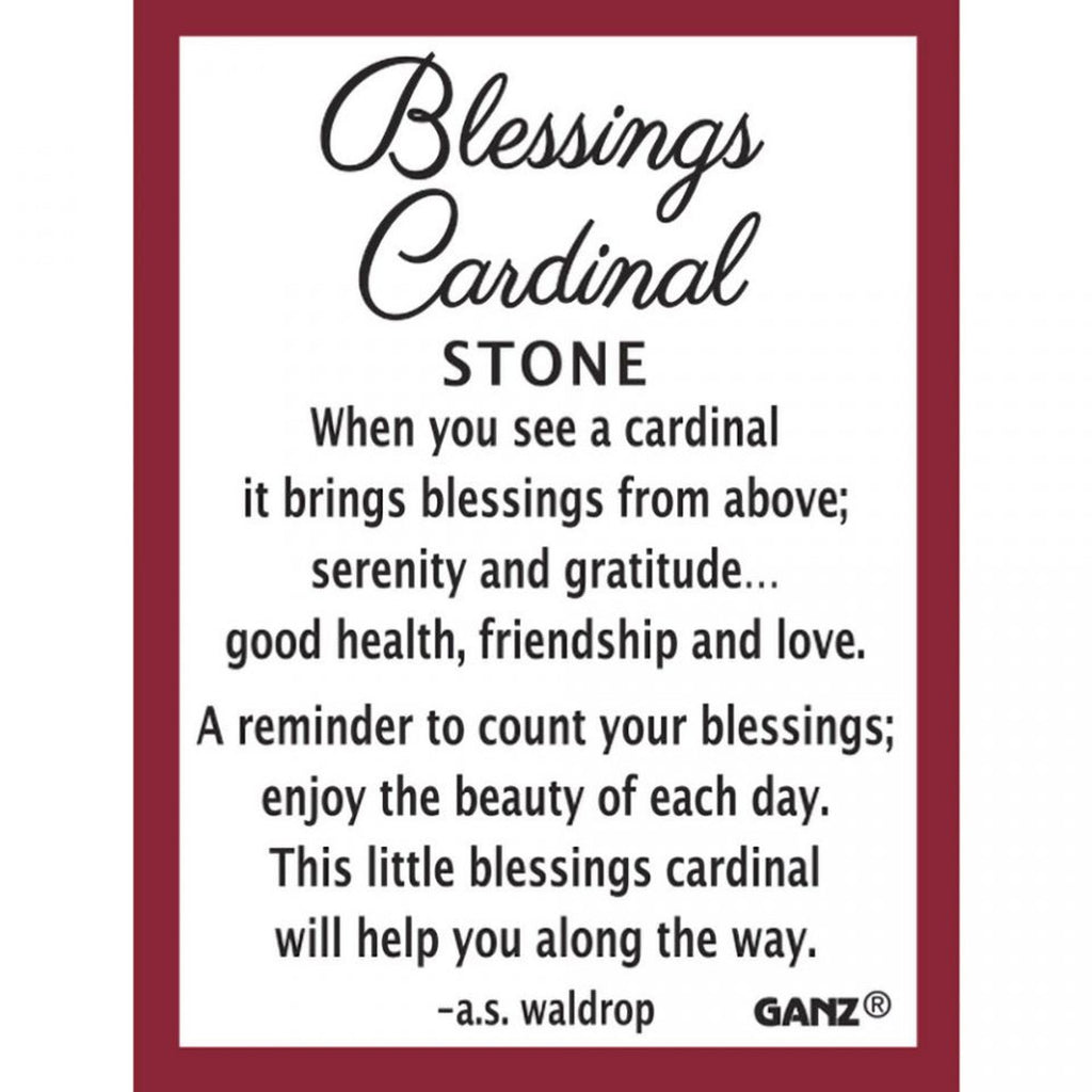Autumn Blessings Cardinal Charm