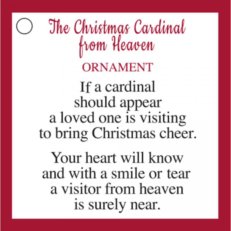 Holiday Cardinal Charm
