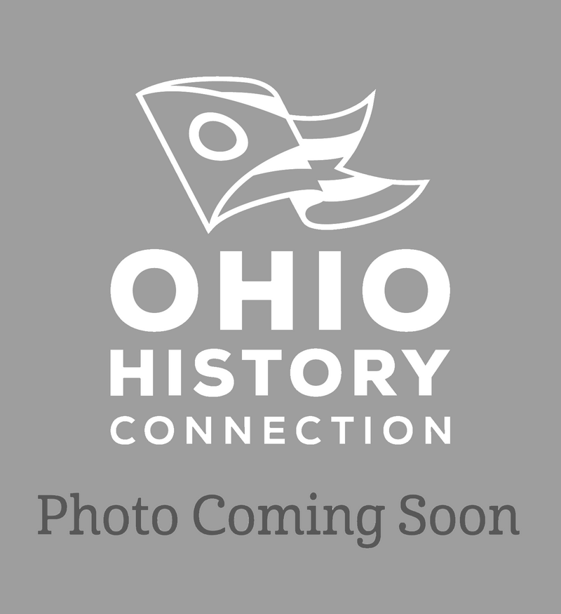 white on gray Ohio History Connection logo with "Photo Coming Soon" caption