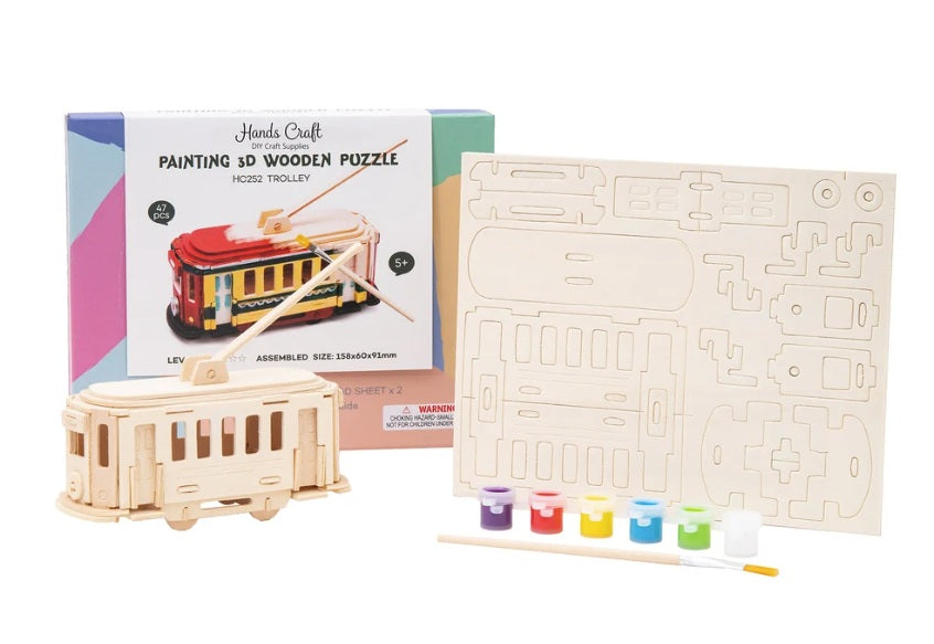 Wooden Model DIY Paint Kit