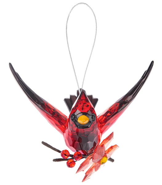 Acrylic Poinsettia Cardinal