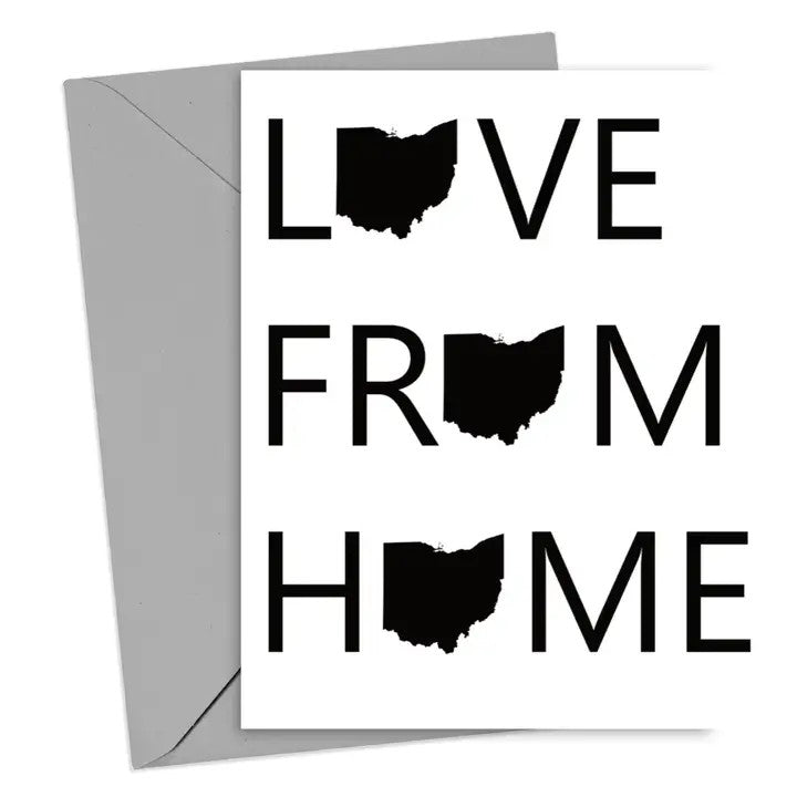 Love From Ohio Card
