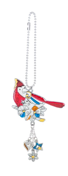 Cardinal Car Charm