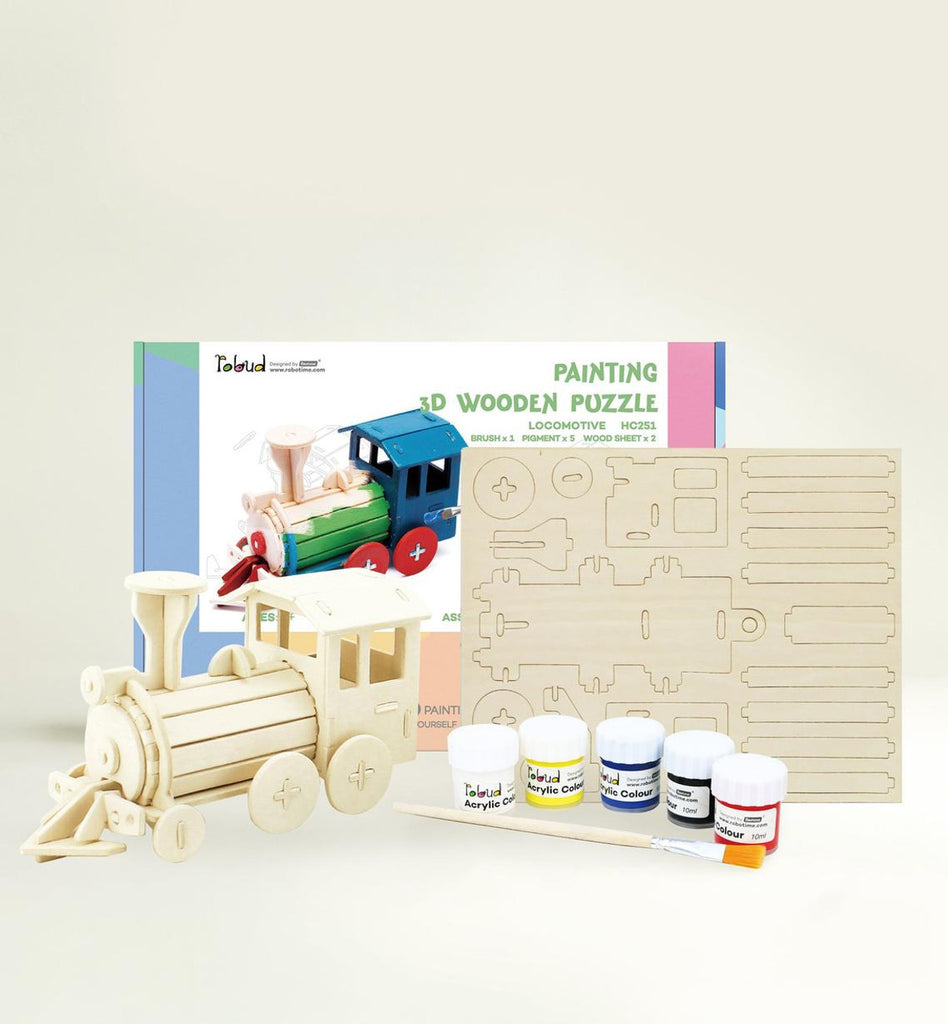 Wooden Model DIY Paint Kit