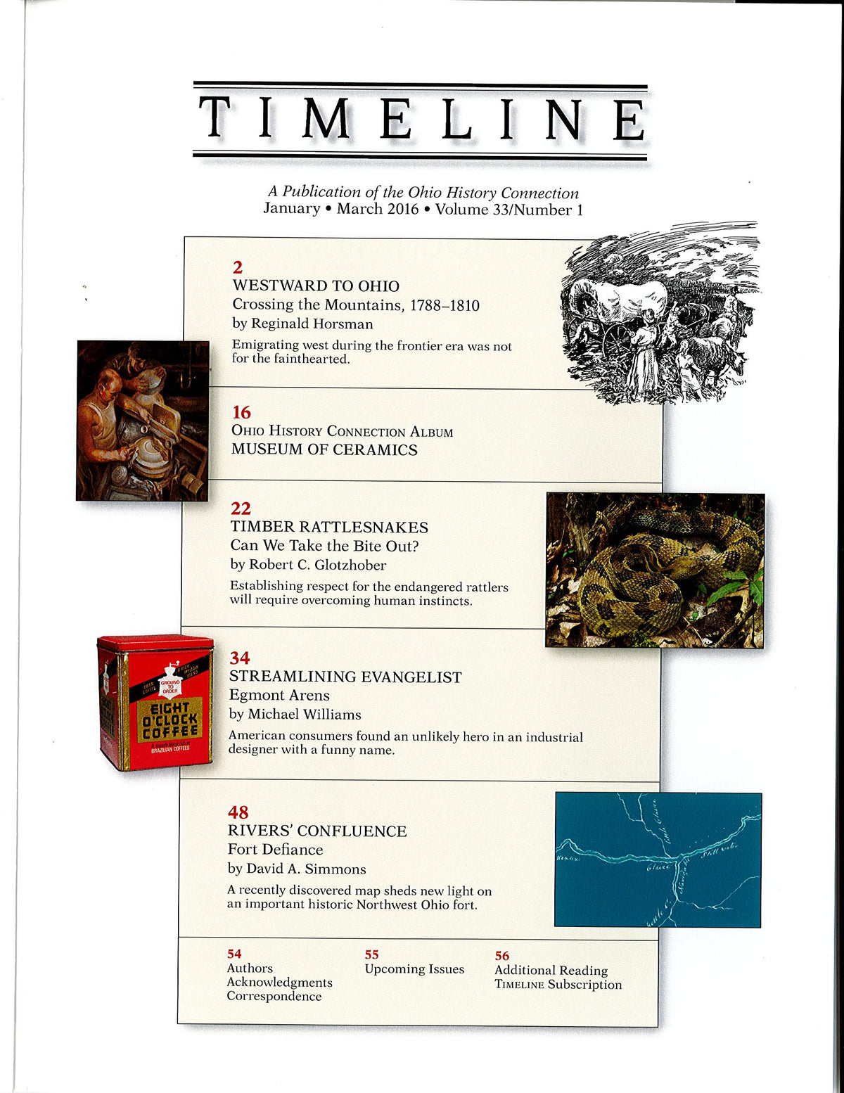 2016 Jan/March Timeline Magazine | Ohio History Store