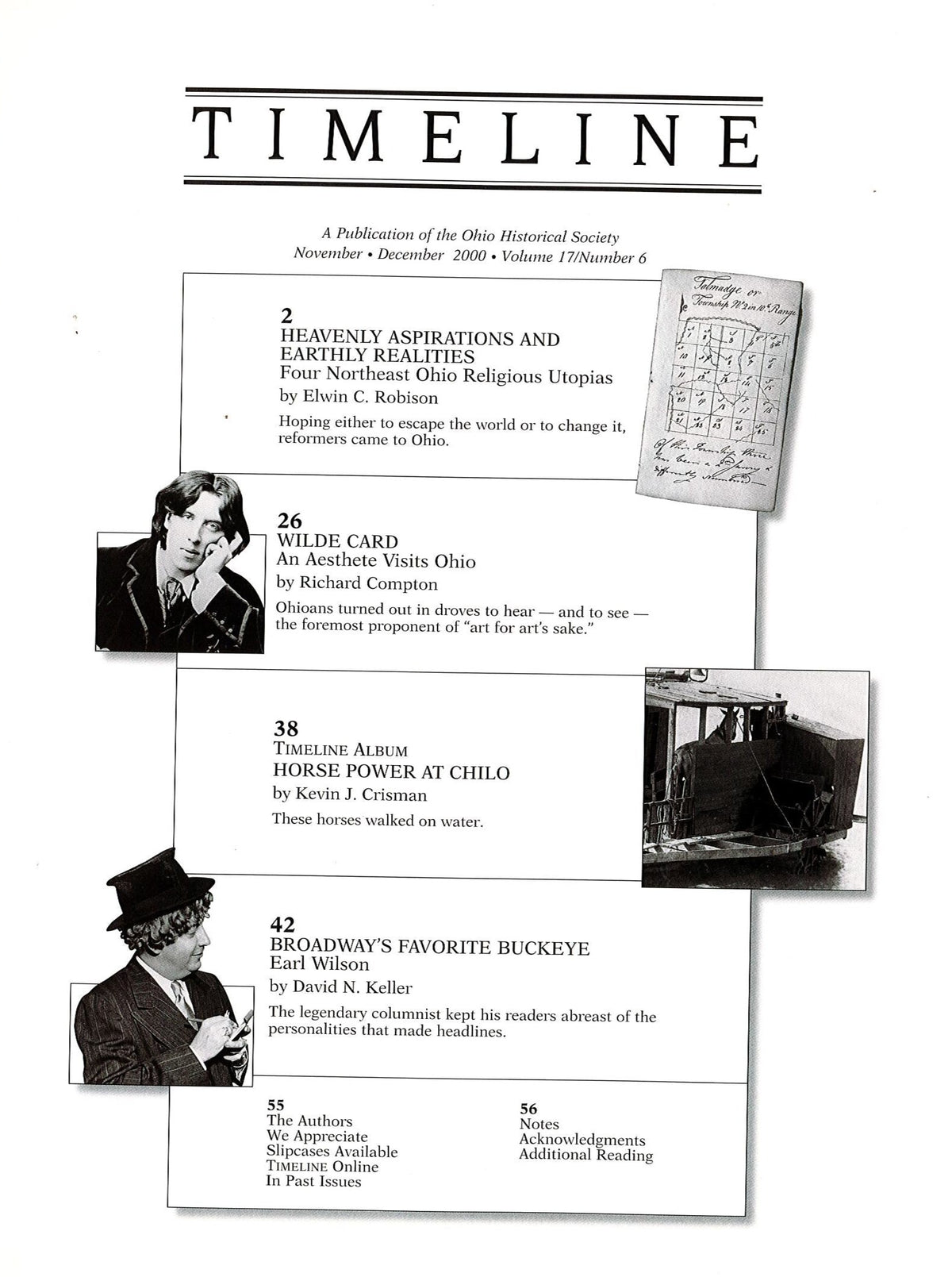 2000 Nov/Dec Timeline Magazine | Ohio History Store