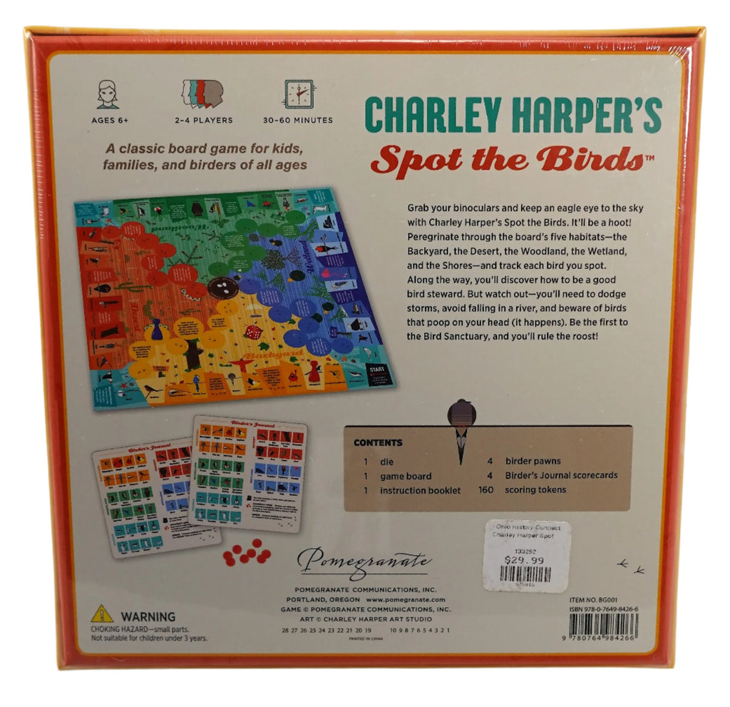 Charley Harper Spot the bird board game